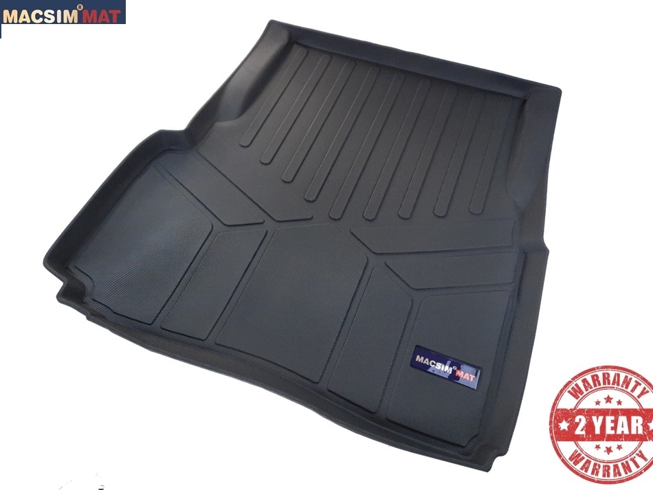 Thảm lót cốp xe ô tô Maserati Quattroporte 2013-2017 nhãn hiệu Macsim chất liệu TPV cao cấp màu đen (D0212)
