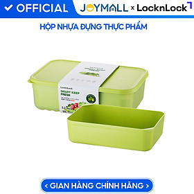 Hộp nhựa bảo quản thực phẩm LocknLock Smart Keep Fresh Food Container 3.2L kèm khay HLE5600NT, Hàng chính hãng, giữ tươi mát đến 31 ngày - JoyMall