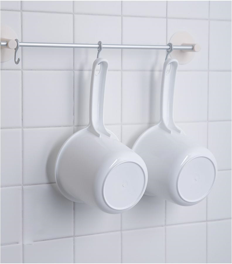 Combo chậu nhựa PP cao cấp tròn 4.5L + gáo nhựa 1.3L - made in Japan