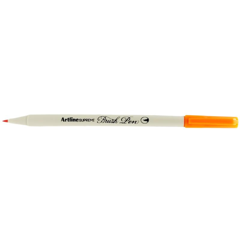 Bút Lông Đầu Cọ Artline Supreme Brush Pen EPFS-F - Màu Cam