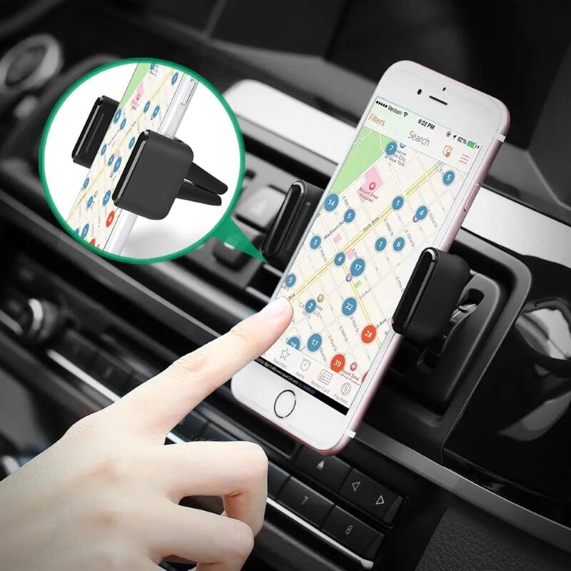 Ugreen UG30798LP120TK Màu Đen Giá Kẹp điện thoại trên khe thông gió ô tô xoay 360 độ - HÀNG CHÍNH HÃNG