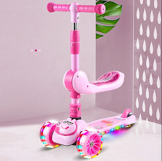 Xe Trượt Scooter Cao Cấp 3 Bánh Phát Sáng Mẫu Mới 2024 - Hàng chính hãng