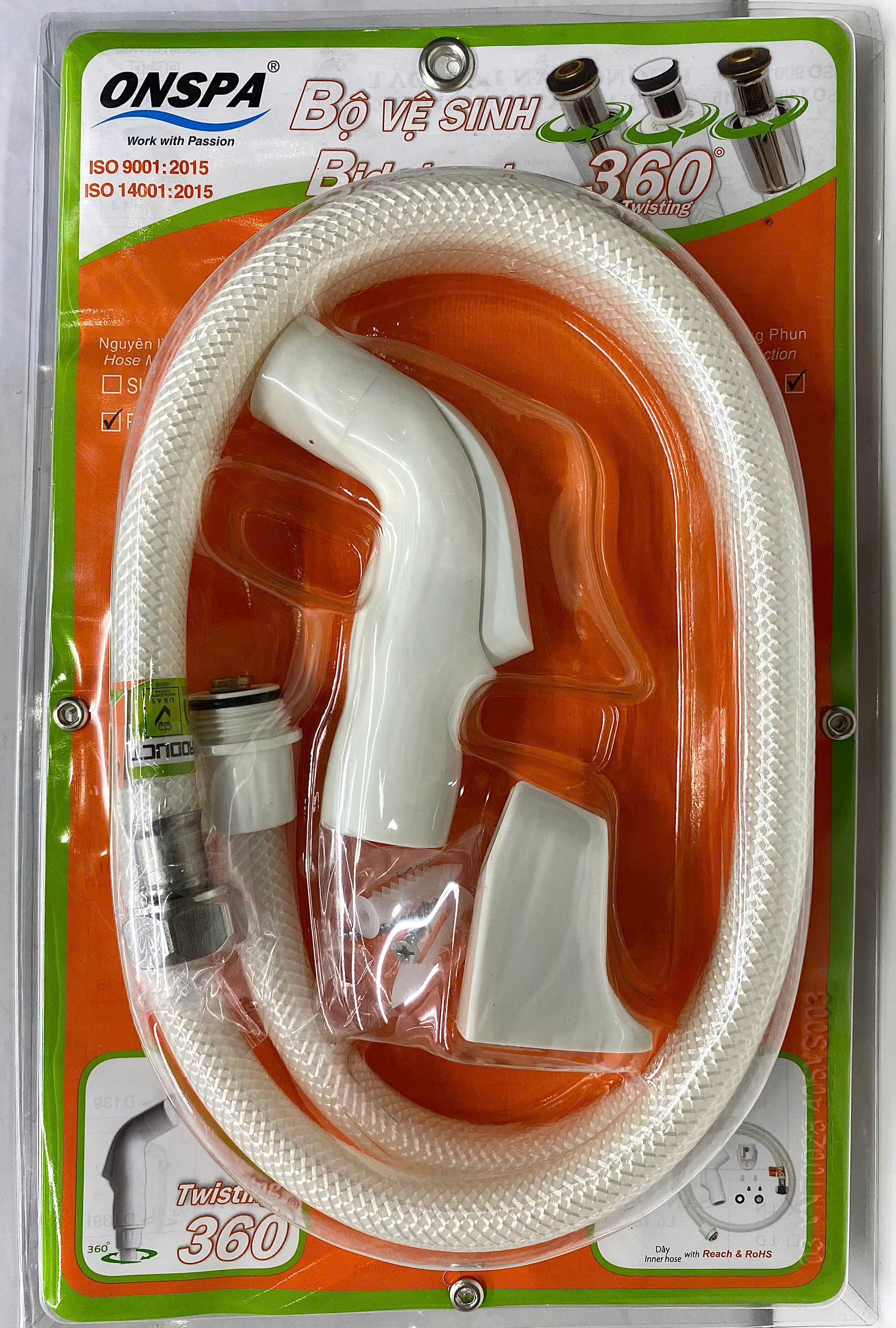 Vòi xịt vệ sinh nhựa PVC Onspa 114X