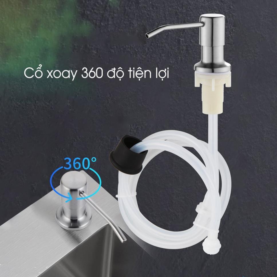 Vòi Dẫn Nước Rửa Chén Bộ Đầu Vòi Dẫn Bơm Hút Xịt Nước Rửa Chén Dầu Rửa Bát Gắn Bồn Rửa Bát