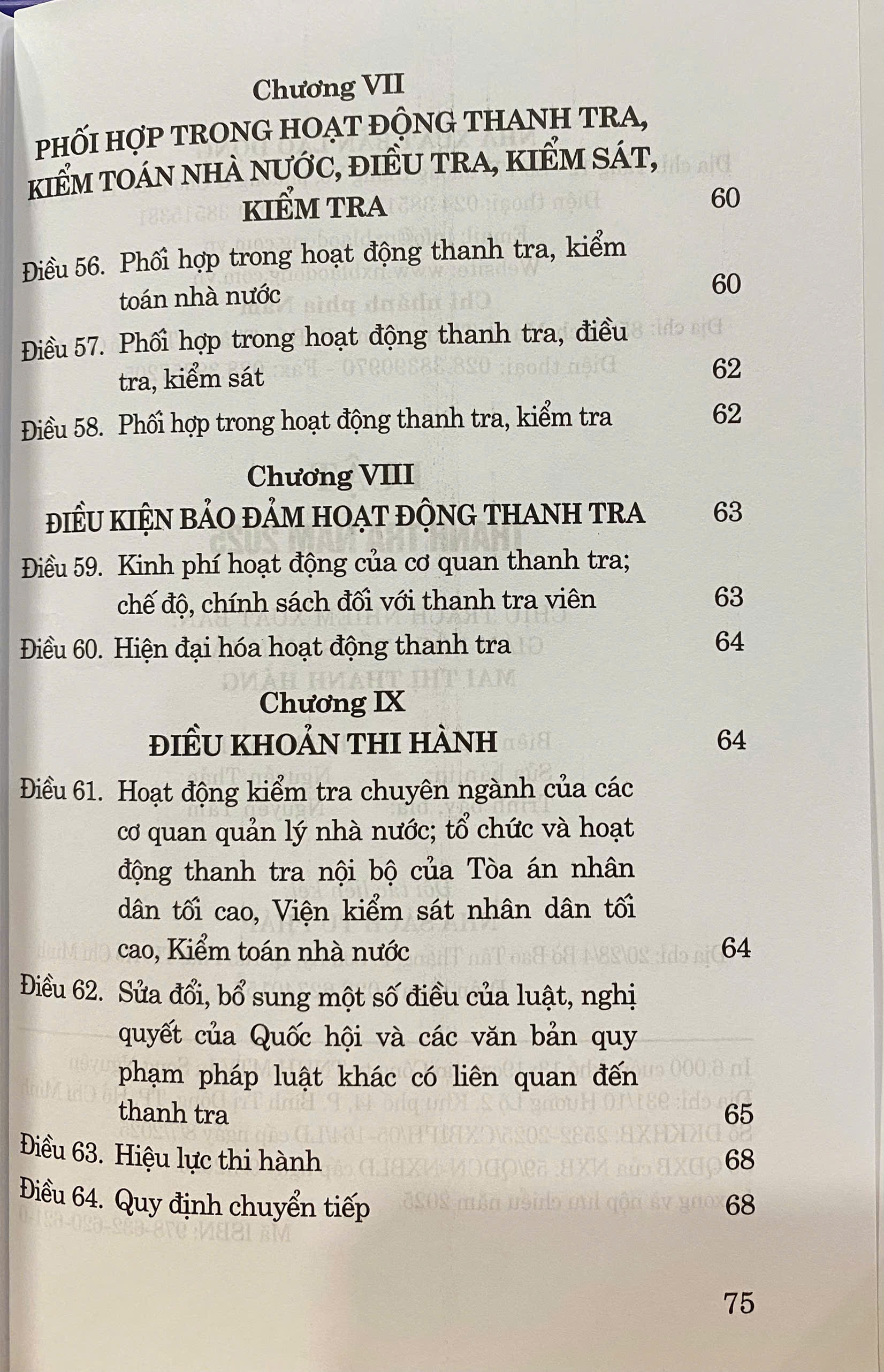 Luật Thanh Tra Năm 2025