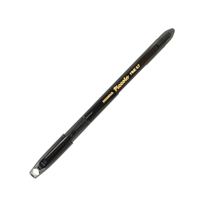 Bút Bi Zebra Piccolo 0.7mm C-BA37-ZA-BK - Mực Đen