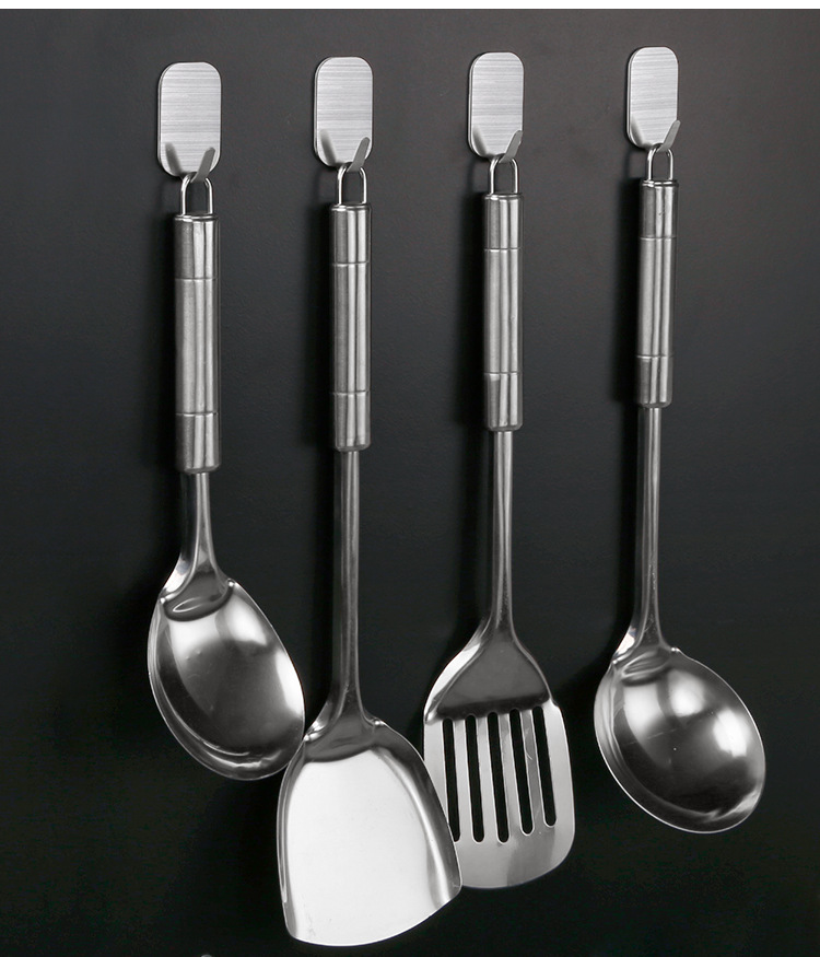 Combo 8 móc treo đồ inox 304 dán tường tiện dụng Hobby home decor 3055