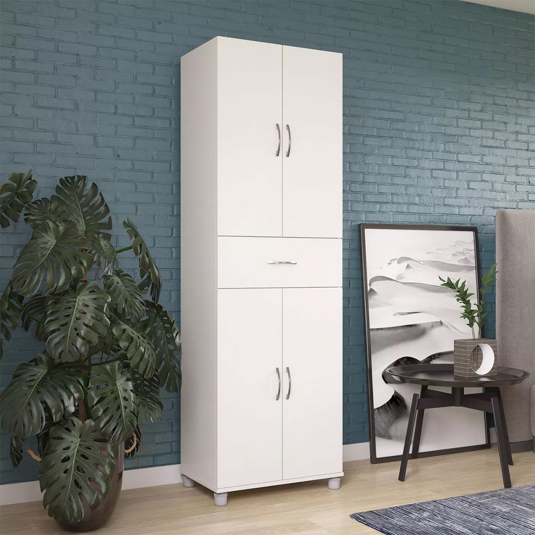 Tủ áo nhỏ gọn tủ đựng quần áo bằng gỗ MDF SMLIFE Clarian