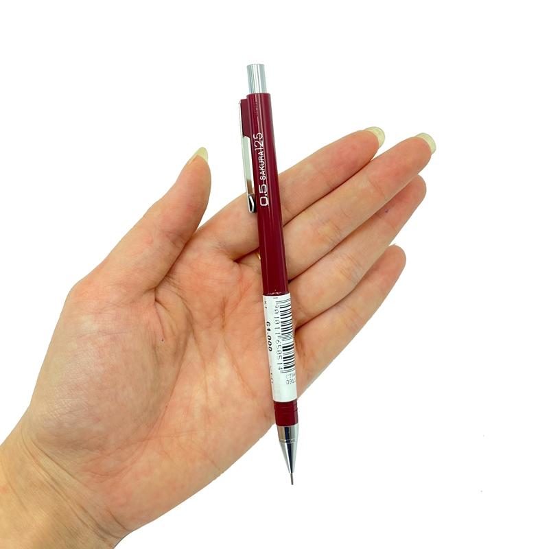 Bút Chì Bấm Sakura Mechanical 0.5mm - Màu Đỏ