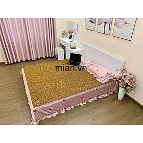 Chiếu hạt gỗ Pơ Mu hạt 1,8cm - Chiếu gỗ Mian.vn ( video , hình thật )