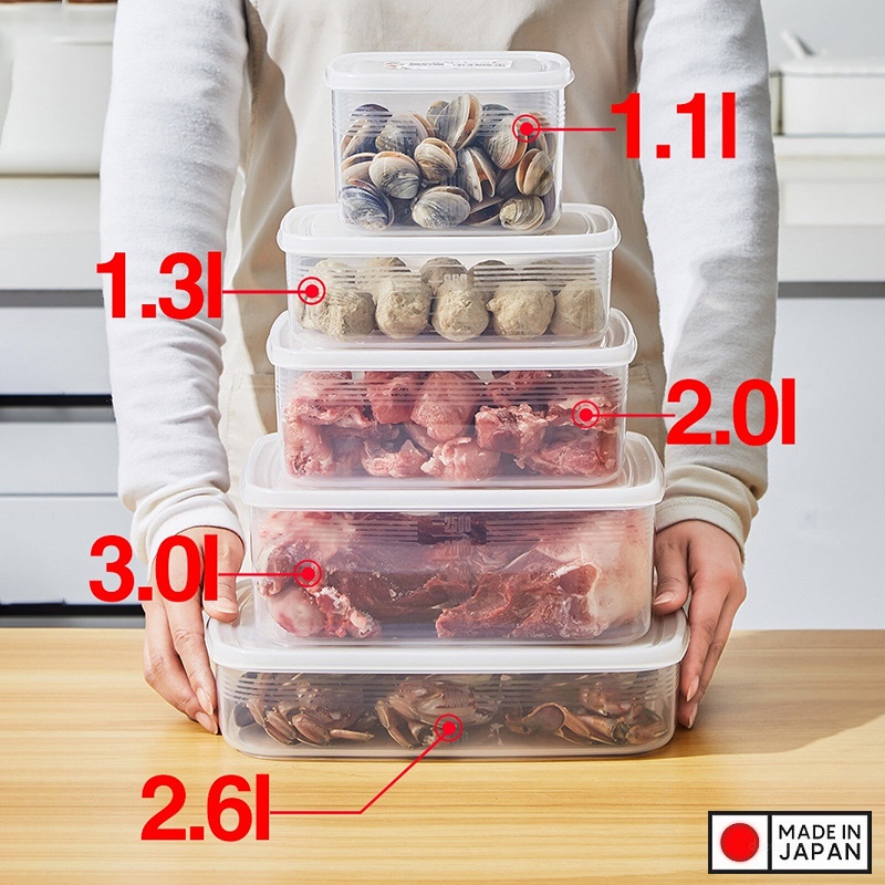 BỘ HỘP ĐỰNG THỰC PHẨM DÙNG TRONG TỦ LẠNH & LÒ VI SÓNG NAKAYA FIRM PACK - HÀNG NỘI ĐỊA NHẬT BẢN | #MADE IN JAPAN