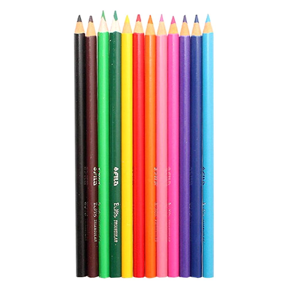Hộp Bút Chì 18 Màu Giotto Elios Wood Free F277900