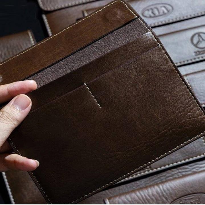 Ví đựng giấy tờ xe ô tô Vinfast Da Cao Cấp, Ví da đựng giấy tờ xe ô tô