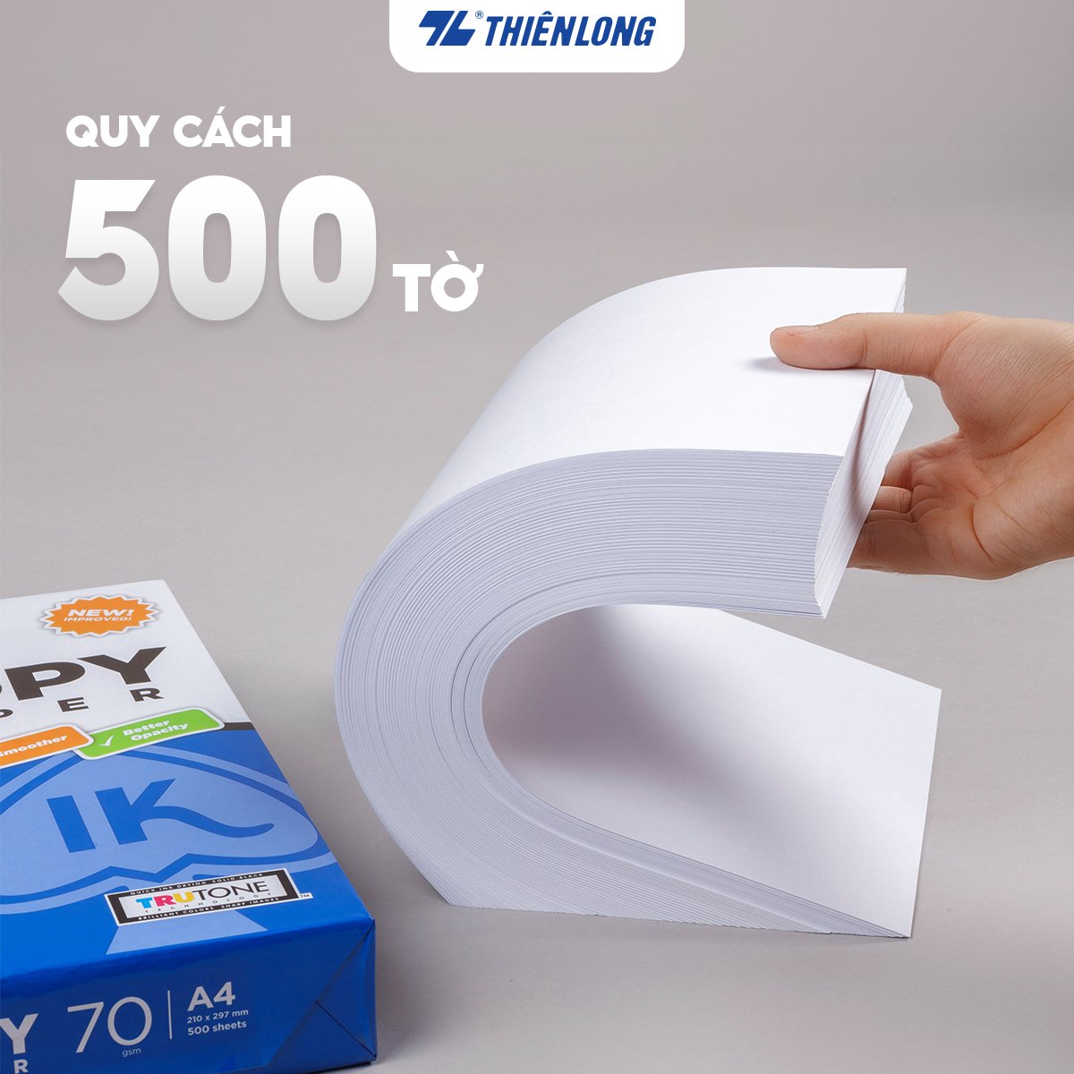 Combo 5 Ream Giấy Flexoffice A4 70 gsm - IK COPY PP-02 (500 TỜ/REAM)
