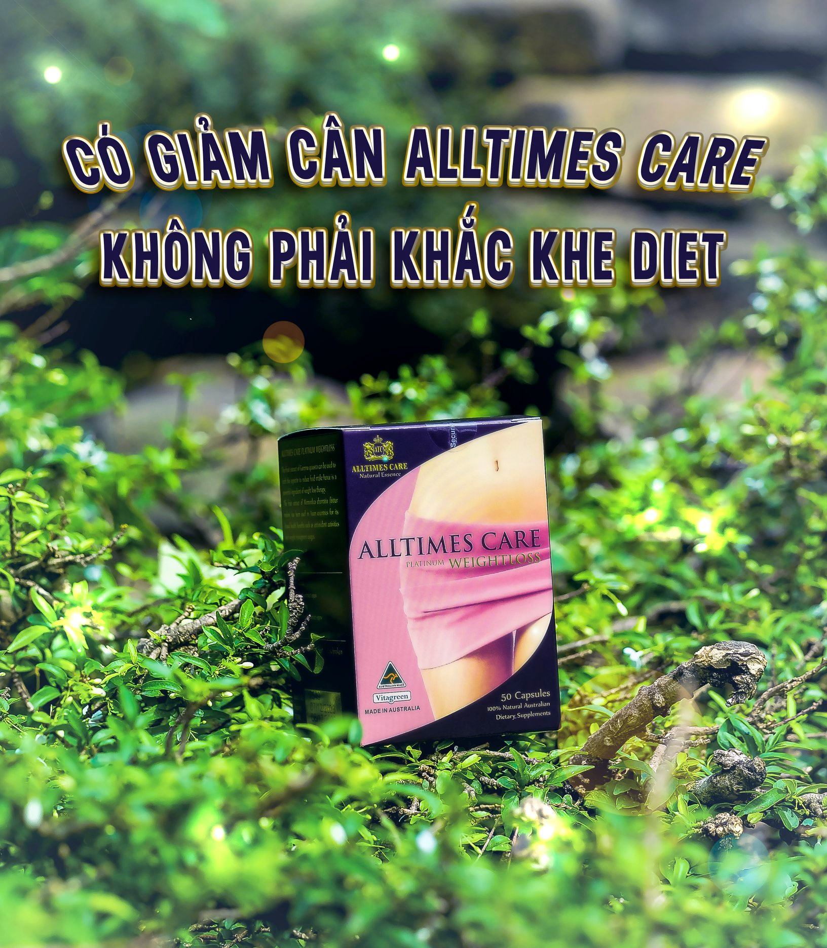 Thực phẩm Bảo vệ Sức khỏe hỗ trợ Giảm cân Alltimes Care (Hộp 50 viên)