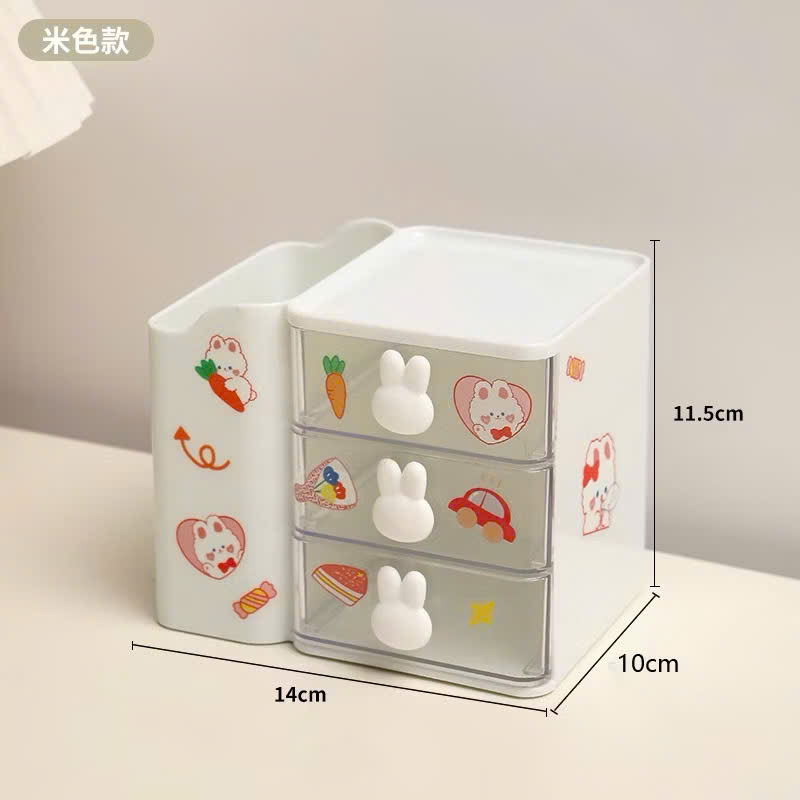 Kệ Đựng Bút Đa Năng Để Bàn – Hộp Mỹ Phẩm Đựng Đồ Trang Điểm, Tủ Để Đồ Dùng Học Tập, Văn Phòng Phẩm - HÀNG CHÍNH HÃNG MINIIN