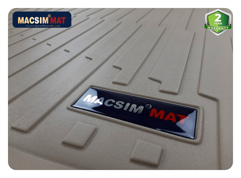 Thảm lót cốp xe ô tô New MAZDA CX30 nhãn hiệu Macsim chất liệu TPV cao cấp màu be (527)