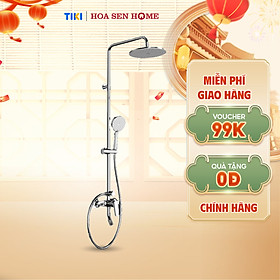 Sen dây TUSLO LUXURY S003 chất liệu đồng thau, công nghệ phun khí tân tiến, tiết kiệm nước  - Hoa Sen Home - Hàng chính hãng