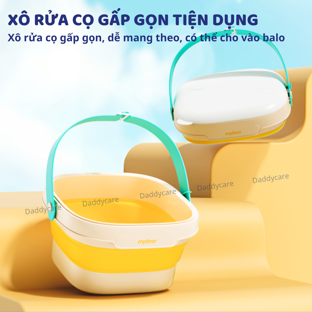 Màu nước gouache Mideer Gouache Paint Bucket cao cấp an toàn cho bé