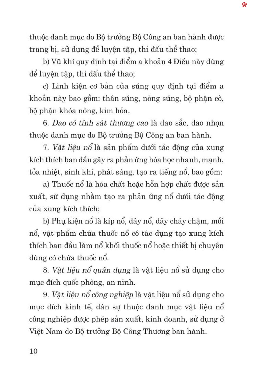 Luật quản lý, sử dụng v.ũ k.h.í vật liệu n.ổ và công cụ hỗ trợ năm 2024 - bản in 2024