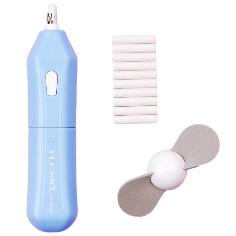 Gôm Điện Tự Động Flexio - Thiên Long EE-01 - Màu Xanh