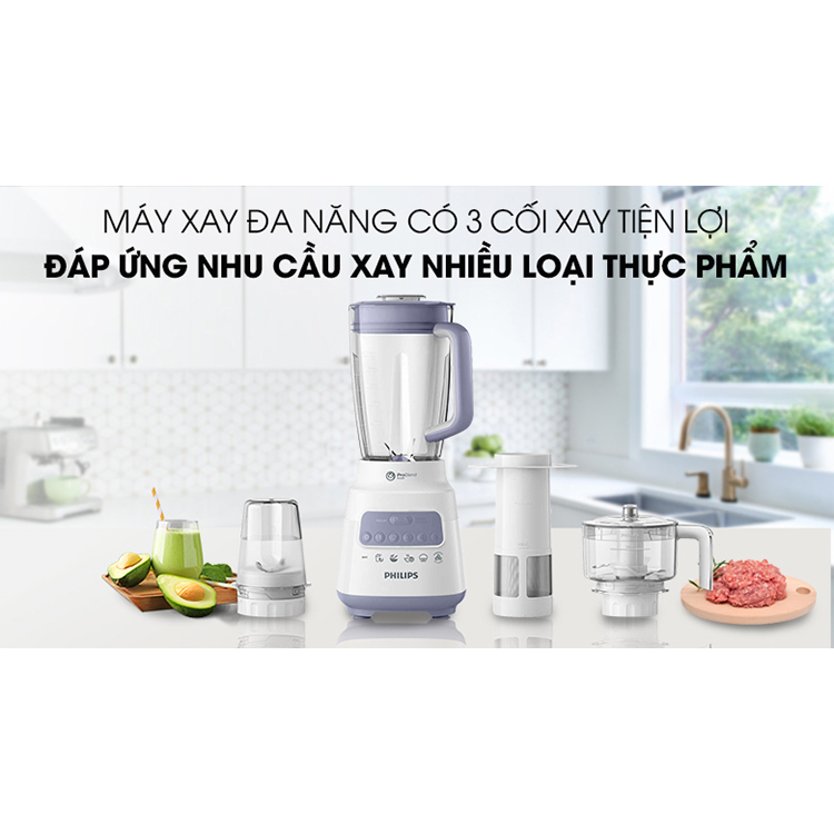 Máy xay sinh tố Philips HR2223/00 - Hàng Chính Hãng