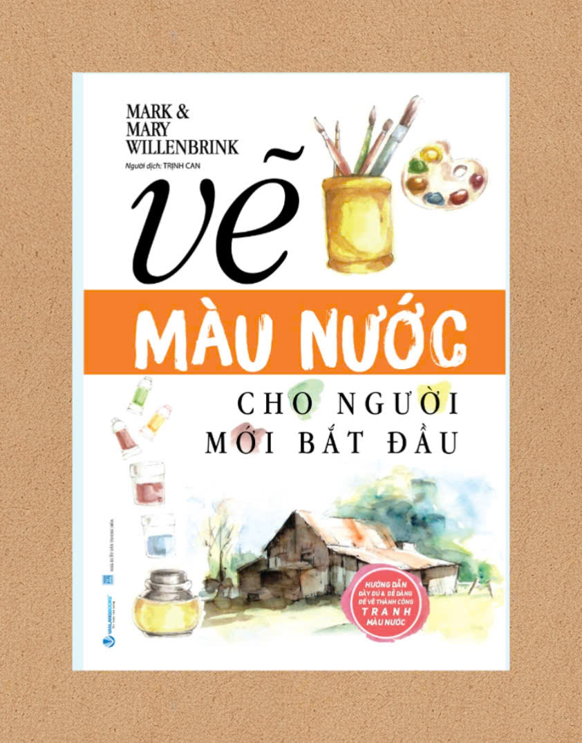 Sách - Combo 2 Quyển Vẽ Màu Nước Cho Người Mới Bắt Đầu (Tái Bản) + Học Vẽ Tranh Màu Nước ( vl)