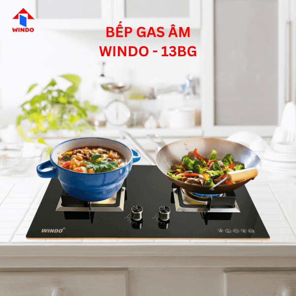 Bếp Gas Âm WINDO - 13BG | Hàng Chính Hãng | Bảo Hành 2 Năm
