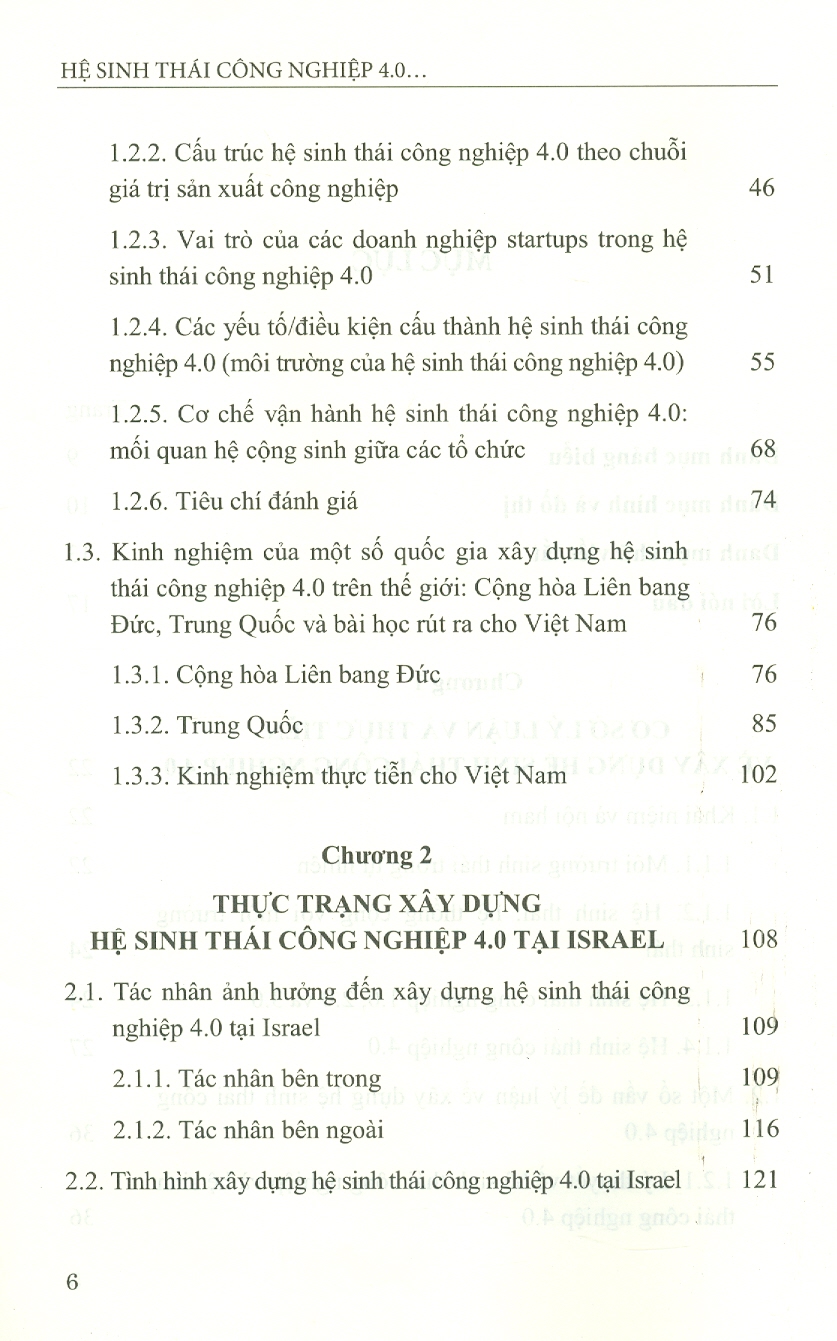 Hệ Sinh Thái Công Nghiệp 4.0 - Nghiên Cứu Trường Hợp Israel Và Gợi Mở Cho Việt Nam (Sách chuyên khảo)