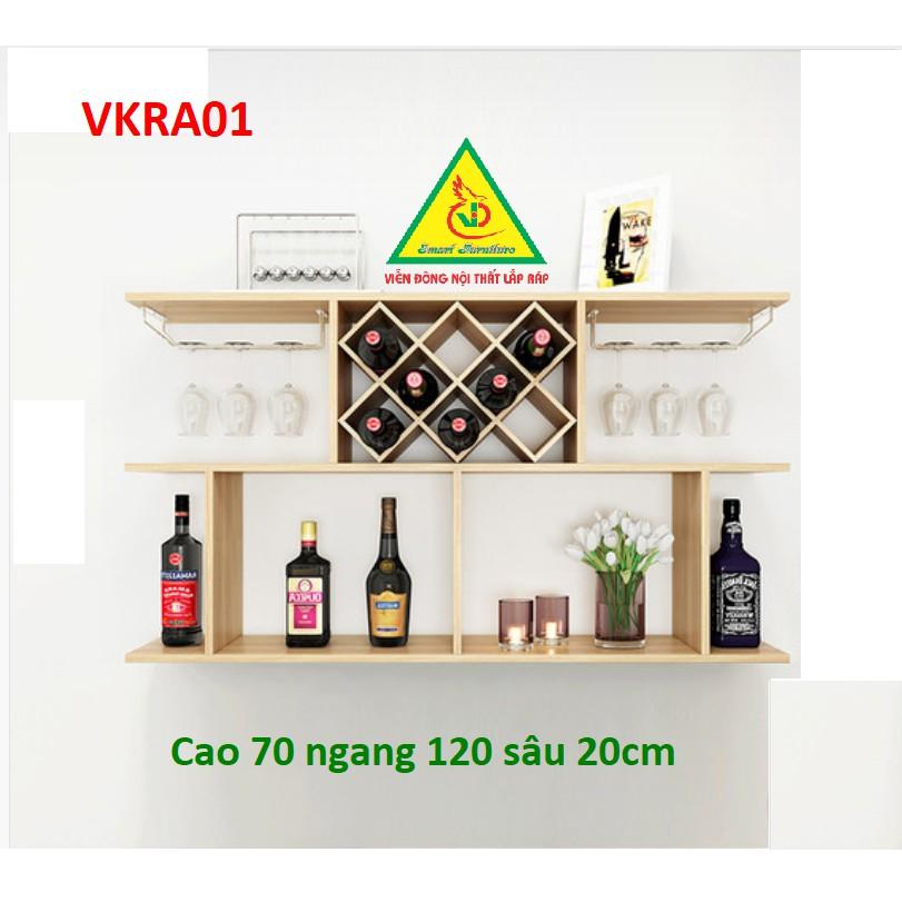 Kệ trang trí treo tường VKRA01 - Nội thất lắp ráp