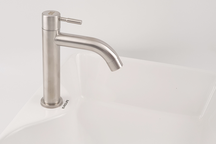 Vòi lavabo lạnh Inox SUS 304 Eurolife EL-LL123