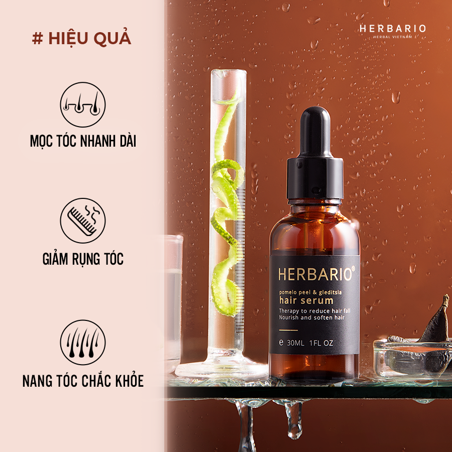Combo nước dưỡng tóc vỏ bưởi & Bồ kết 100ml + Serum tinh chất mọc tóc vỏ bưởi & Bồ kết 30ml kích thích mọc tóc nhanh, giảm rụng tóc Giúp mọc tóc dày và đen