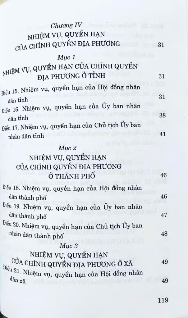 Luật Tổ Chức Chính Quyền Địa Phương Năm 2025