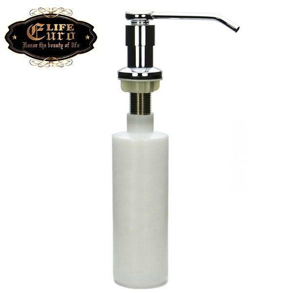 Chậu rửa chén Eurolife C1 + Vòi nóng lạnh EL-T003 (Trắng vàng) + Bình xịtnước rửa chén C11 (Trắng bạc)