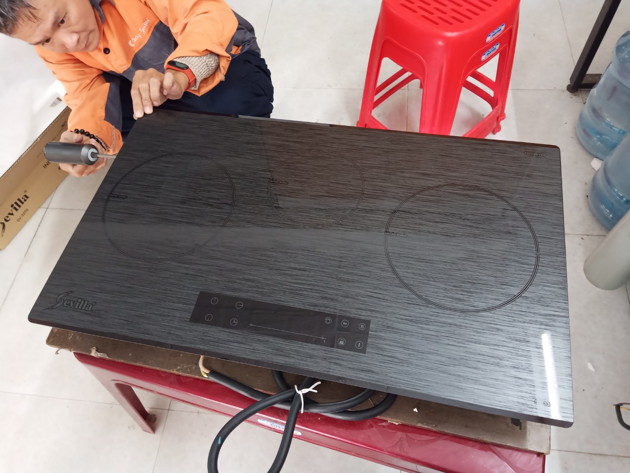 Bếp từ ba Sevilla SV-337ii (3 từ) - Hàng Chính Hãng