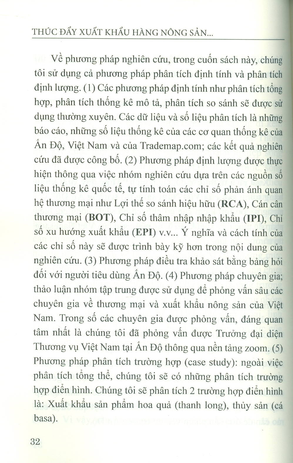 Thúc Đẩy Xuất Khẩu Hàng Nông Sản Của Việt Nam Sang Thị Trường Ấn Độ (Sách chuyên khảo) - PGS. TS. Nguyễn Xuân Trung chủ biên