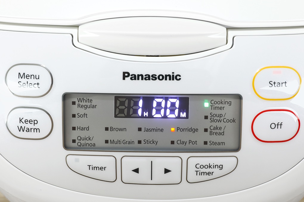 Nồi cơm điện tử Panasonic 1.8 lít SR-CL188WRAM - Hàng Chính Hãng