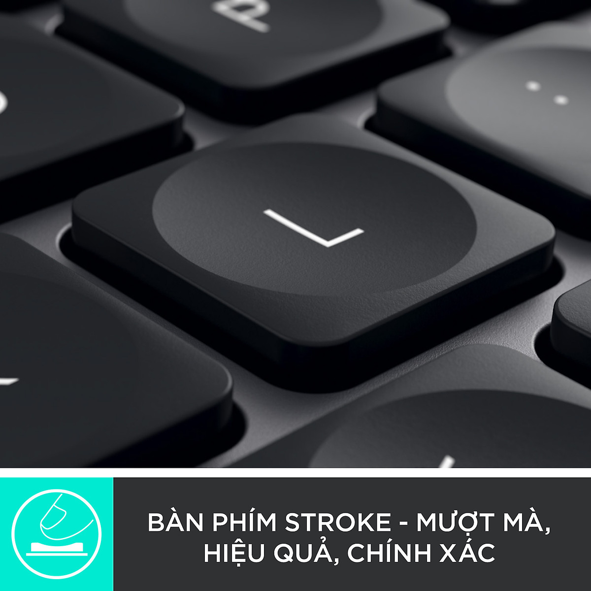 Bàn phím không dây Bluetooth Logitech MX Keys - đa thiết bị, sạc nhanh, Mac/ PC -Hàng chính hãng