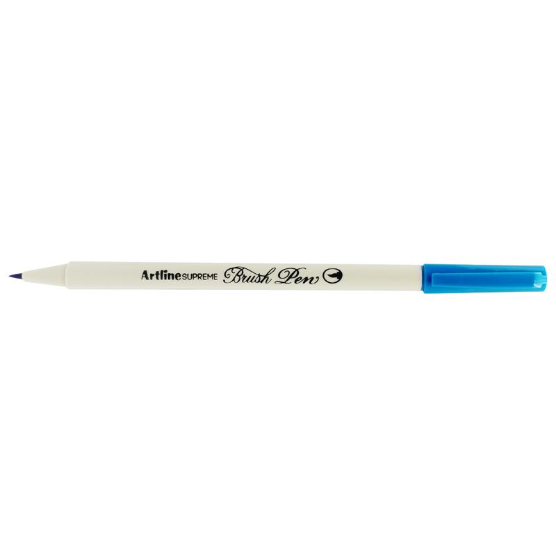 Bút Lông Đầu Cọ Artline Supreme Brush Pen EPFS-F - Xanh Da Trời