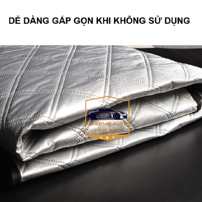 Tấm Che Nắng Kính Lái Ô Tô Tráng Nhôm 3 Lớp Cao Cấp - Hàng Nhập Khẩu
