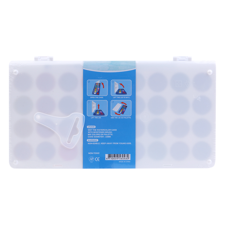 Hộp Màu Nước 36 Màu Dạng Khay Simbalion WCC-36