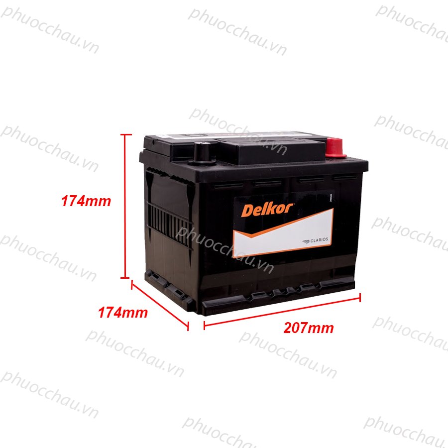 Ắc Quy Delkor DIN 54533 (12V - 45Ah)
