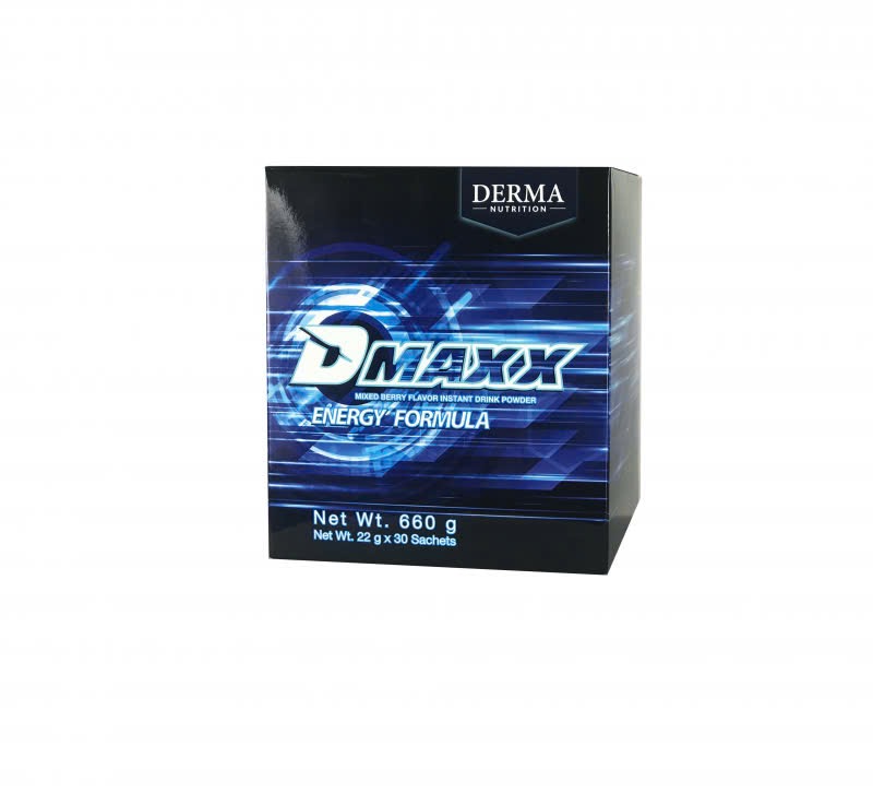 DMAXX thức uống bổ sung vitamin năng lượng có đường DAMODE 14 gói dùng thử màu xanh