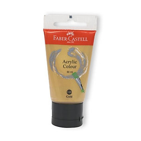 Tuýp màu vẽ acrylic Faber 183010 30ml gold (vàng) 