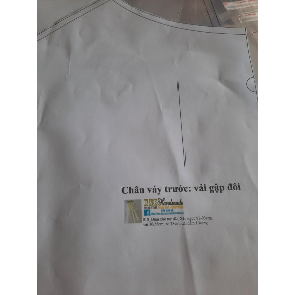 Rập giấy A0 mã 69 (BẢN VẼ) chân váy 360