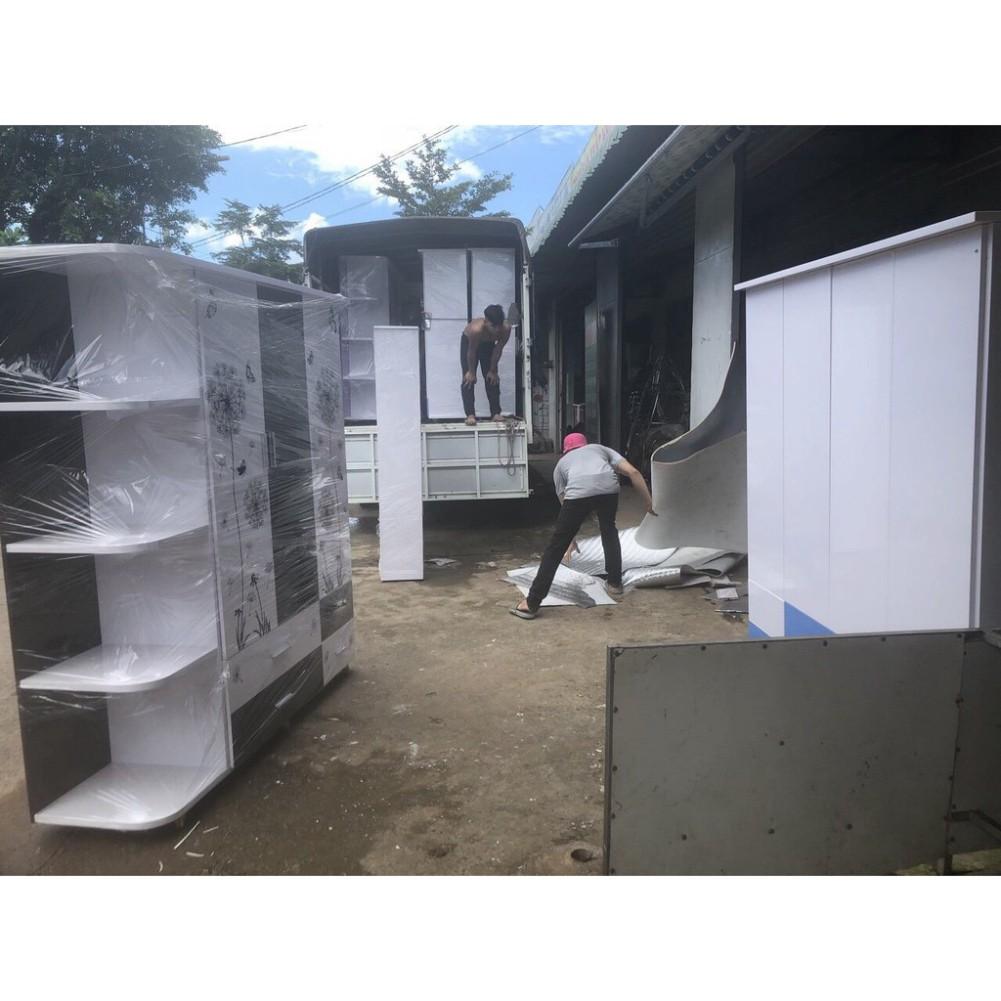 Tủ nhựa đài loan kèm kệ màu oak