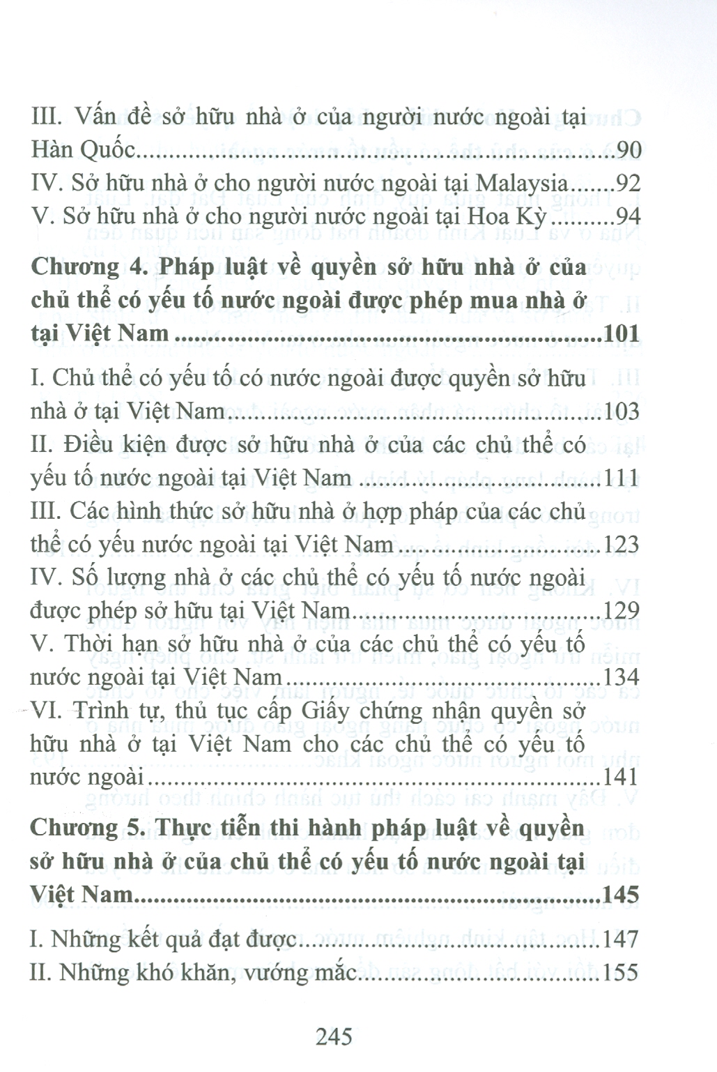 Quyền Sở Hữu Nhà Ở Của Chủ Thể Có Yếu Tố Nước Ngoài Tại Việt Nam (Sách chuyên khảo)