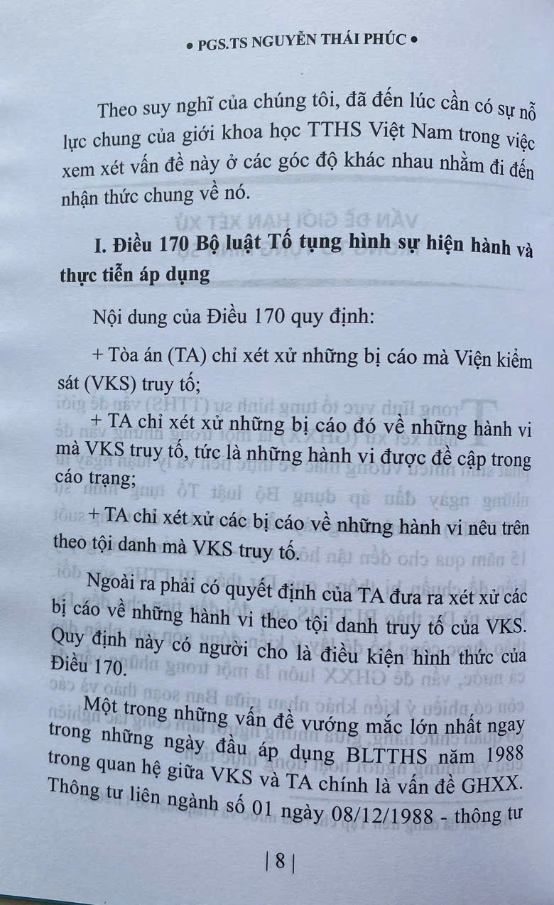 Giới Hạn Xét Xử Sơ Thẩm Trong Tố Tụng Hình Sự
