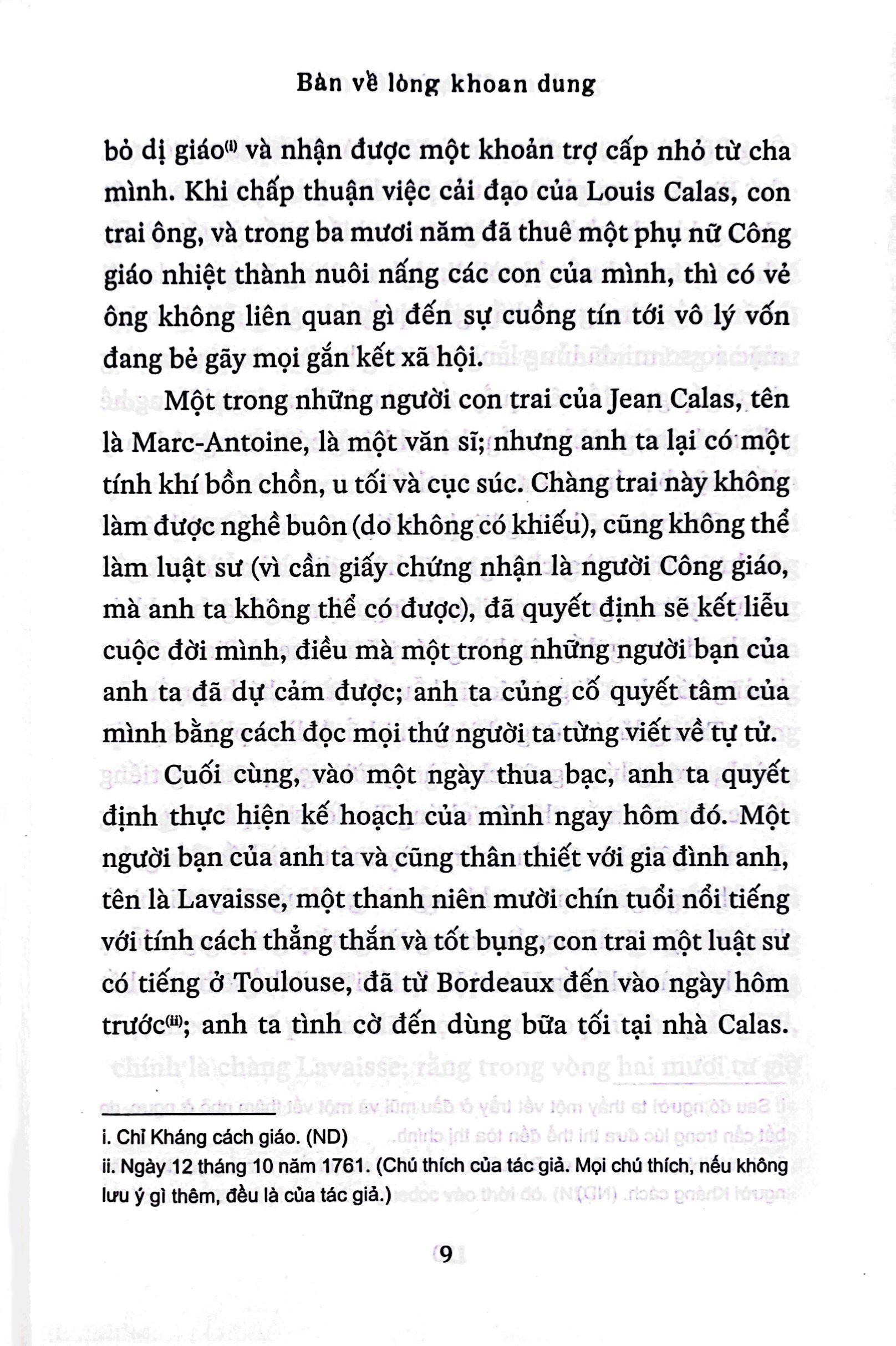 Bàn Về Lòng Khoan Dung