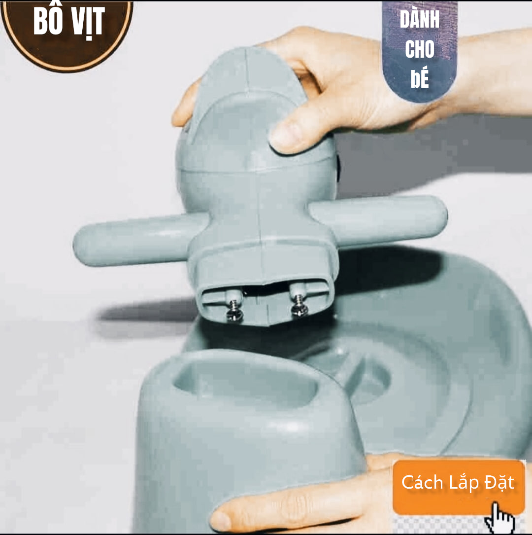 Bô vệ sinh con vịt đáng yêu cho bé- màu mới hàn quốc